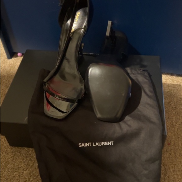 Saint Laurent Black Heels - Picture 1 of 8